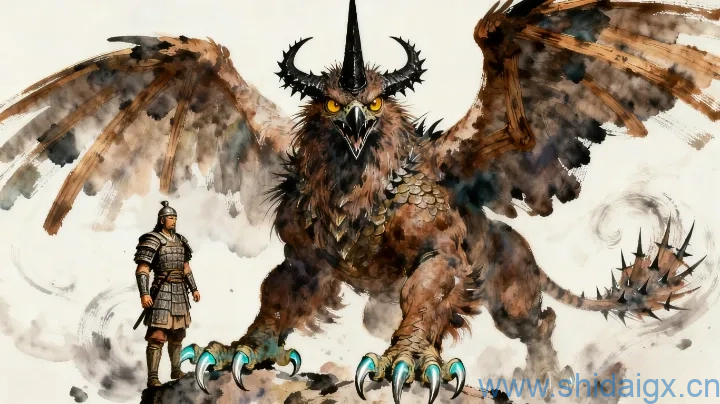 蛊雕(gǔ diāo)又名 纂雕(zuǎn diāo) - 品军级山海兽-世代