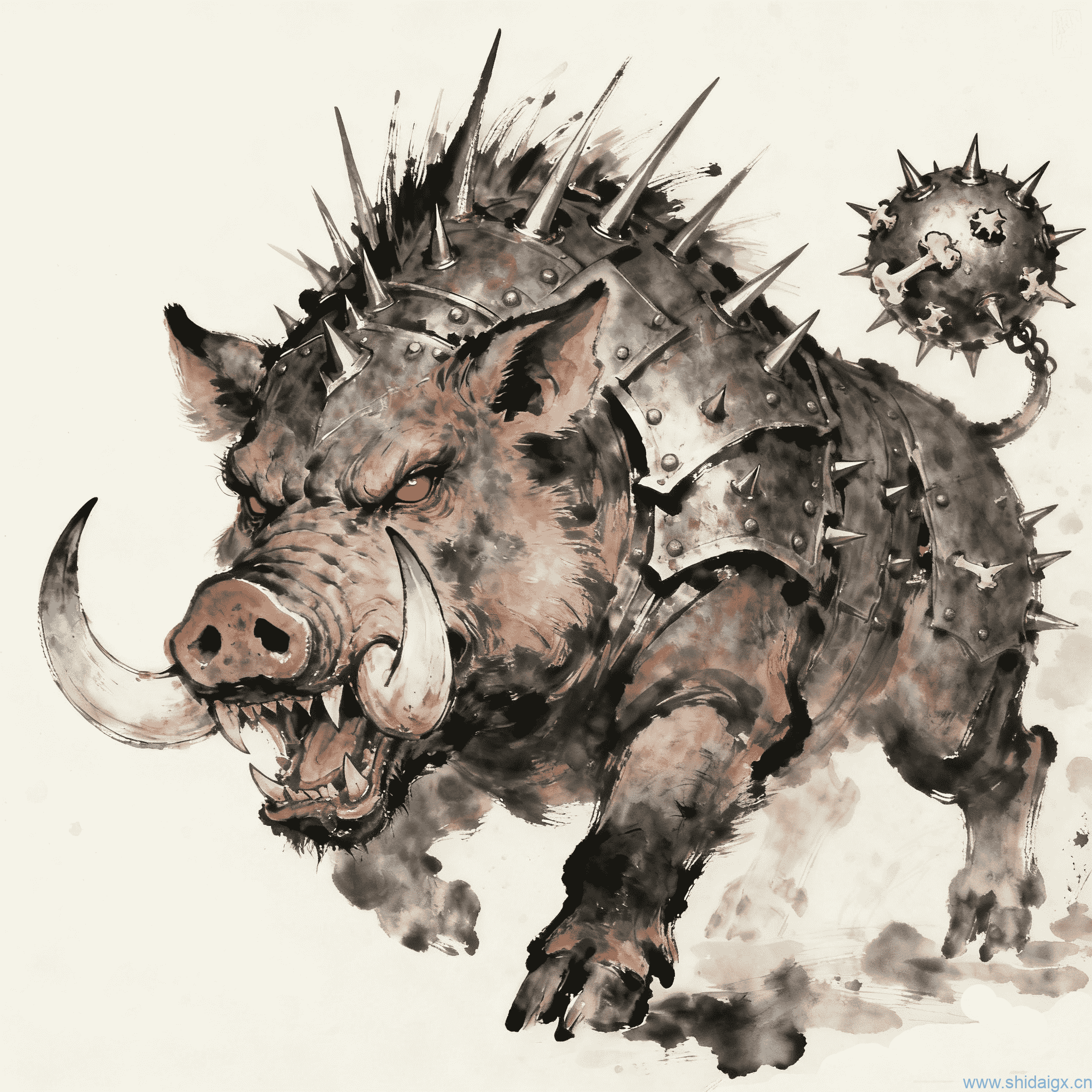 豪彘（háo zhì） – 副乙级山海兽-山海兽录论坛-世代