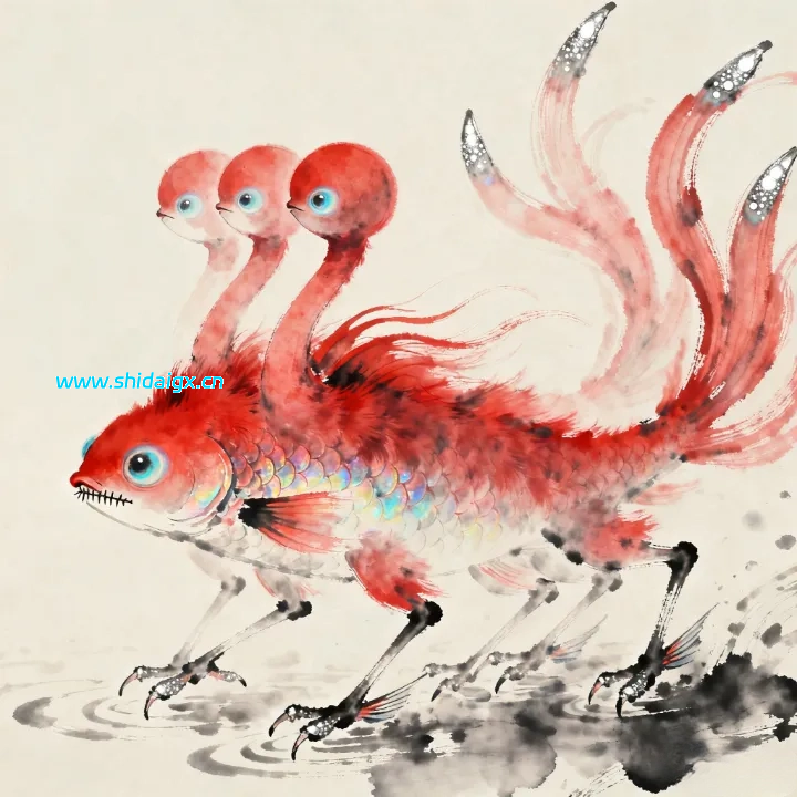 鯈（tiáo）又名 条 - 普通中级山海兽-世代