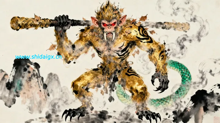 长右 (又名 无支祁 wú zhī qí 、孙悟空)- 正甲级可变化山海兽-世代