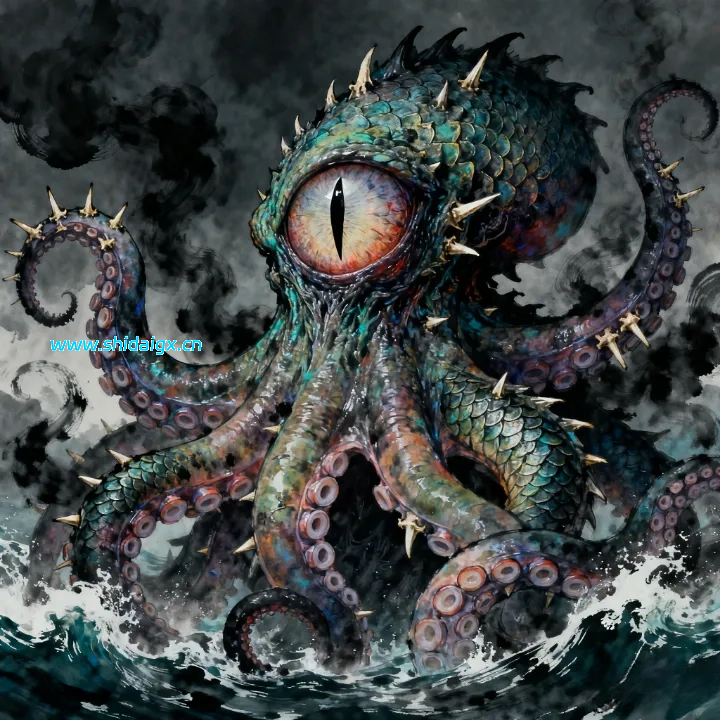鬼眼章鱼 - 普通高阶山海兽-世代